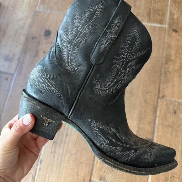 Lane Boots - Lexington Bootie Jet Black Size 9 - Picture 12 of 12